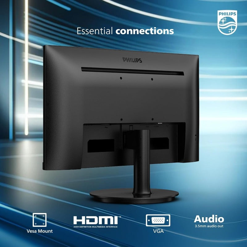 PHILIPS 22" Monitor, 100Hz Refresh Rate, VESA, HDMI x1, VGA x1, LowBlue Mode, Adaptive Sync