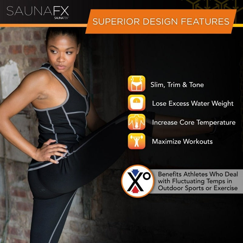  Women's Slimming Neoprene Sauna Vest with Microban Antimicrobial Protection