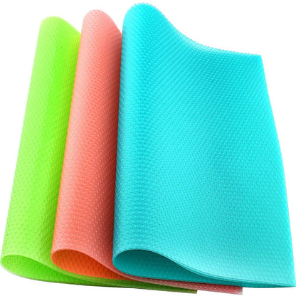 8 Pcs Refrigerator Liners, Washable Mats Covers Pads, Home Kitchen Gadgets Accessories Organization for Top Freezer Glass Shelf Wire Shelving Cupboard Cabinet Drawers