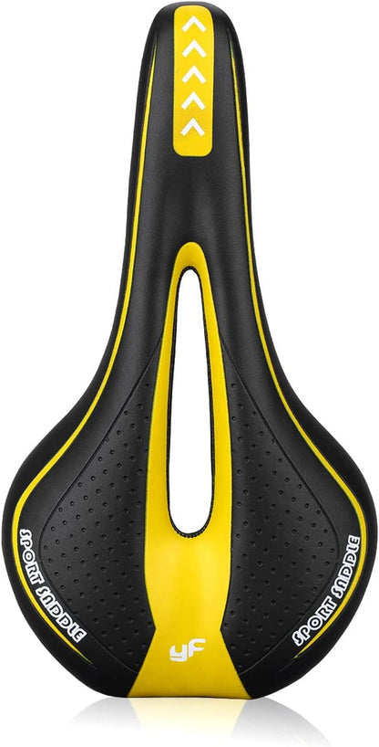 Foir Bike Saddle Mountain Bike Seat Breathable Comfortable Bicycle Seat with Central Relief Zone and Ergonomics Design Relax Your Body Road Bike and Mountain Bike