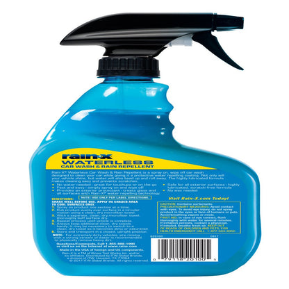 Rain-X Waterless Car Wash & Rain Repellent 32 Fl Oz, - 620100W