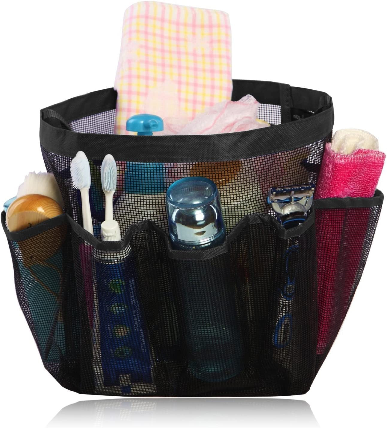  8 Pockets Quick Dry Hanging Toiletry Tote Bag 