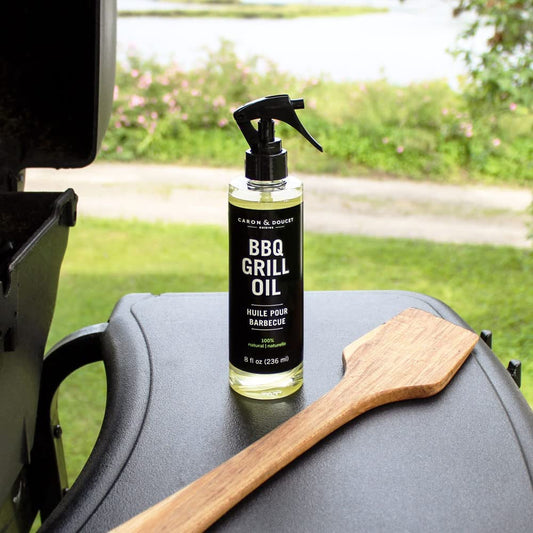  BBQ Grill Cleaner Oil | 100% Plant-Based & Vegan | Best for Cleaning Barbeque Grills & Grates | Use with Wooden Scrapers, Brushes, Accessories & Tools