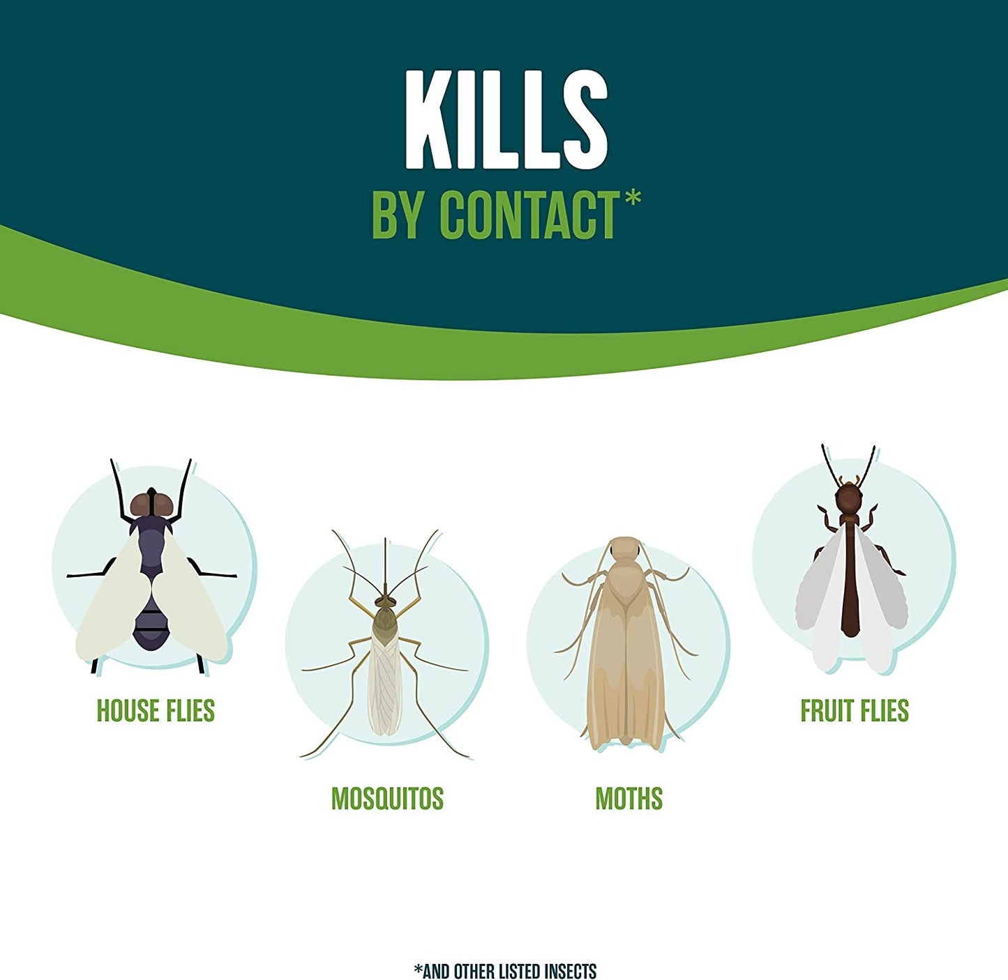 Ecologic Flying Insect Killer, Kills Fruit Flies, Mosquitos, Gnats and Other Insects, (Aerosol Spray) 14 fl Ounce