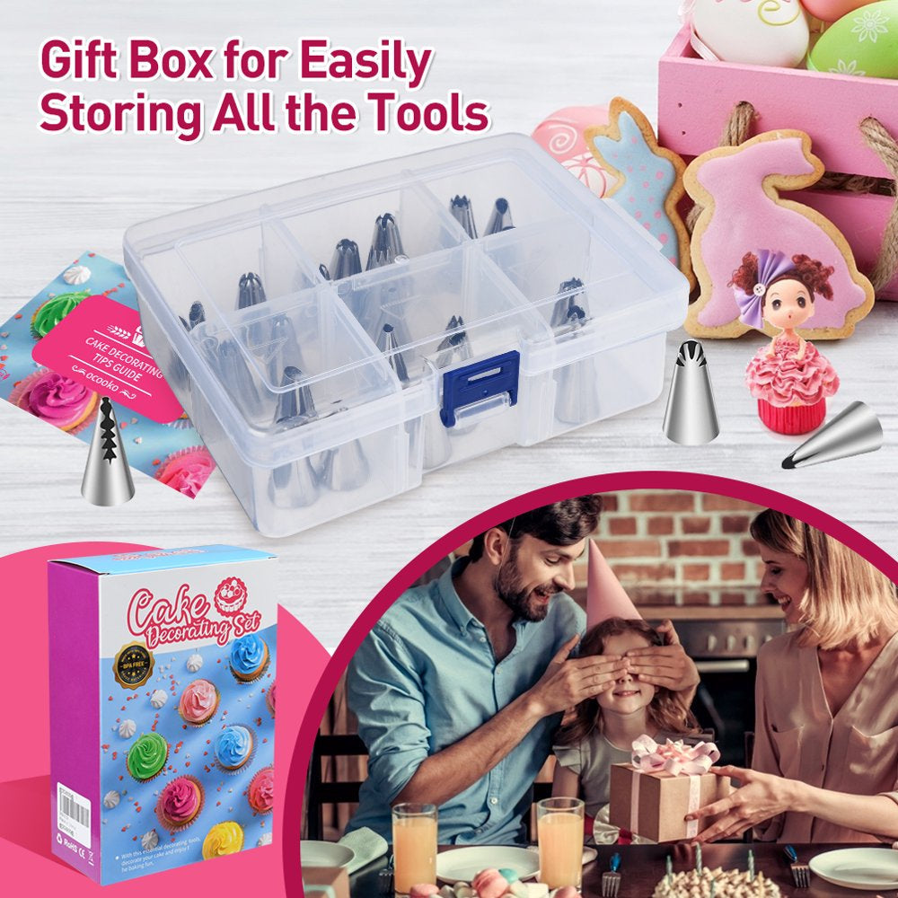 68 Piece Cake Decorating Supplies Kit
