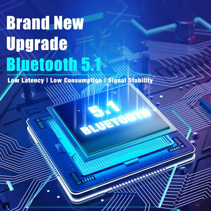 Bluetooth Headphones Over Ear, 65H Playtime and 3 EQ Music Modes Wireless Headphones with Microphone