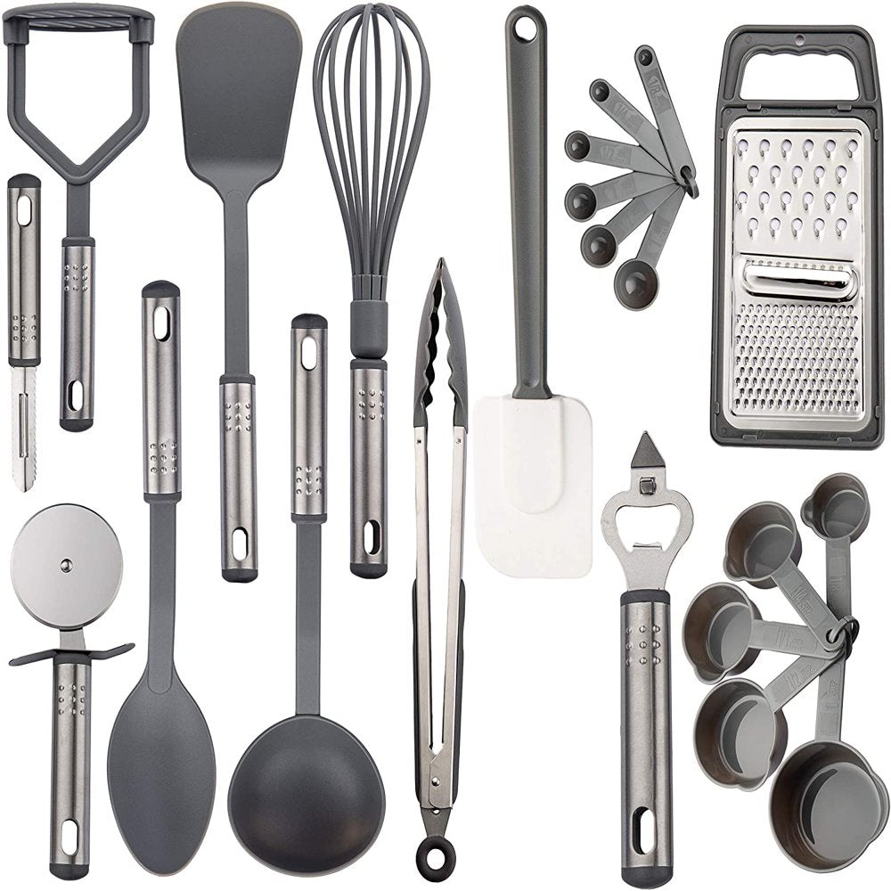 23 Piece Collection of Cooking Utensils - Nylon Cookware Set