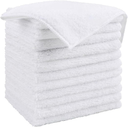 12 Pack Microfiber Cleaning Cloths,11.5"X11.5"