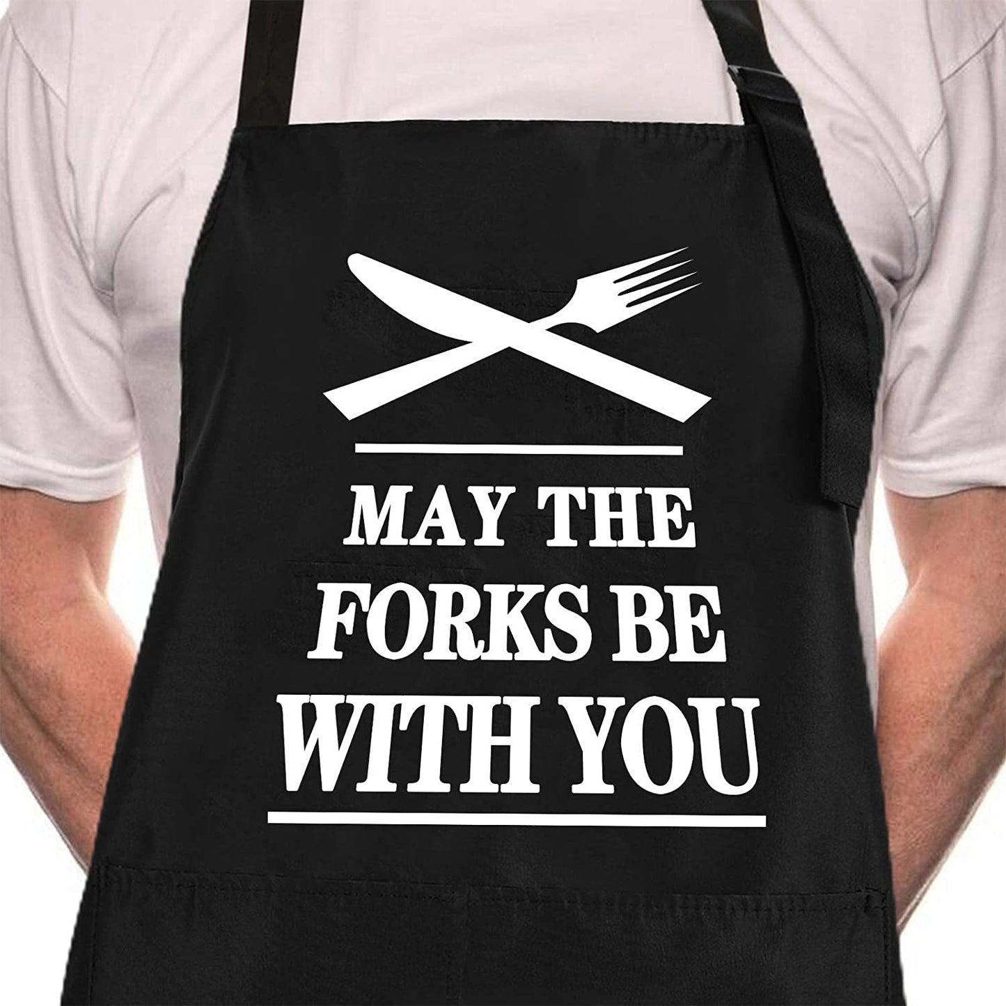  Funny BBQ Black Adjustable Kitchen Cooking Chef Aprons for Men…