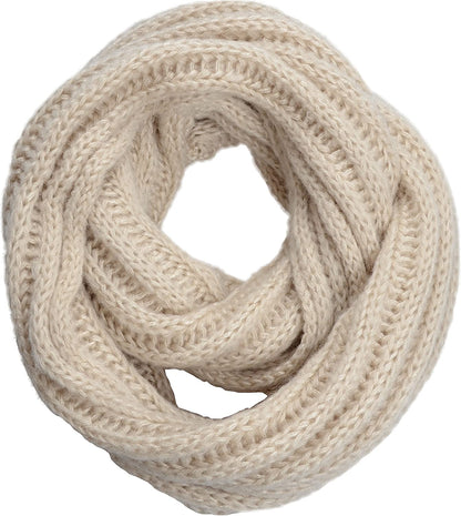 NEOSAN Women's Men Thick Winter Knitted Infinity Circle Loop Scarf