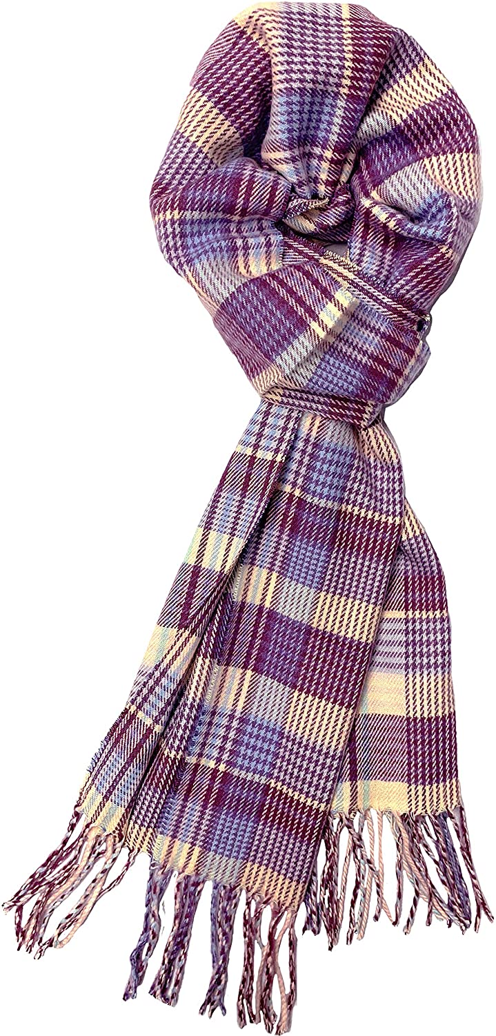 Calvia Cashmere Feel Scarf - Super Soft & Warm for Winter - Elegant Looks for Women & Men