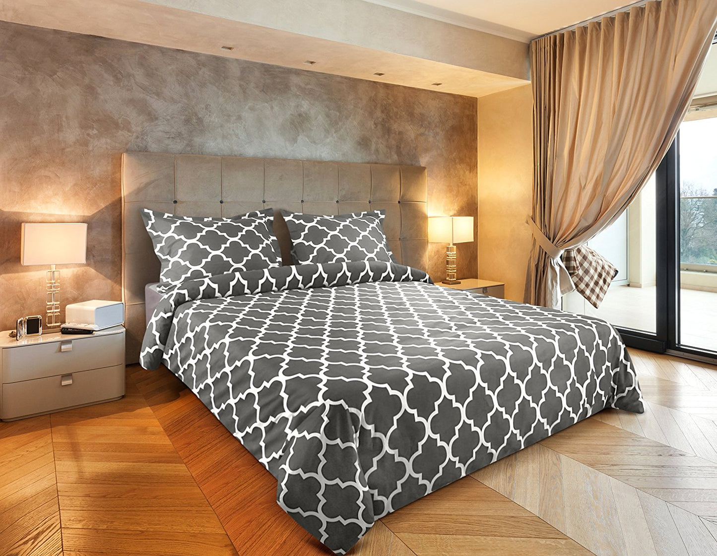 Luxurious Brushed Velvet Microfiber Duvet Cover Set