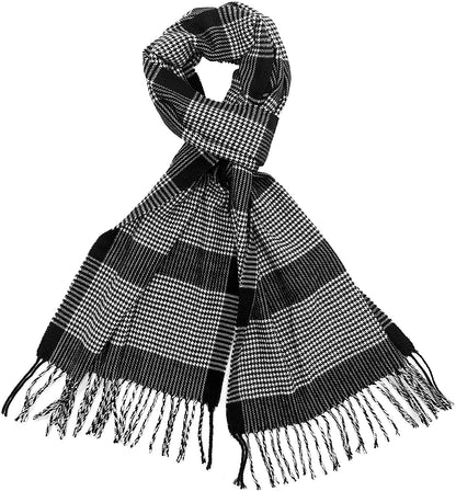 Calvia Cashmere Feel Scarf - Super Soft & Warm for Winter - Elegant Looks for Women & Men
