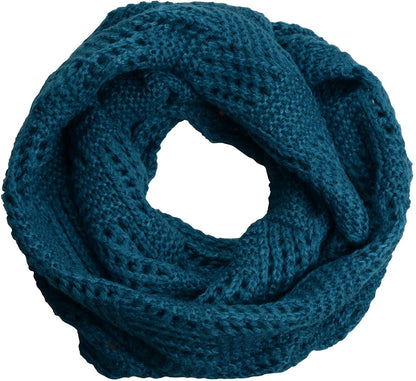 NEOSAN Women's Men Thick Winter Knitted Infinity Circle Loop Scarf