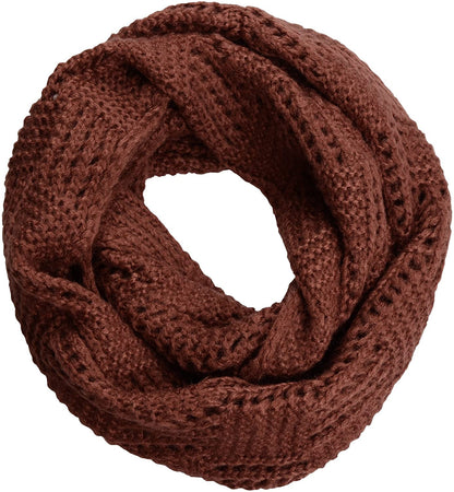 NEOSAN Women's Men Thick Winter Knitted Infinity Circle Loop Scarf