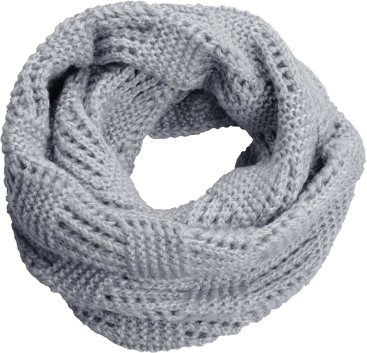 NEOSAN Women's Men Thick Winter Knitted Infinity Circle Loop Scarf