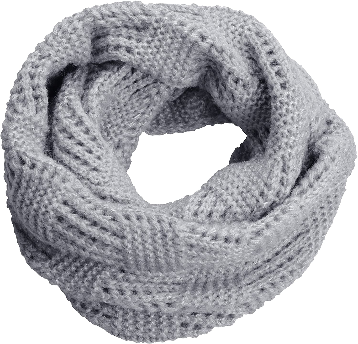 NEOSAN Women's Men Thick Winter Knitted Infinity Circle Loop Scarf