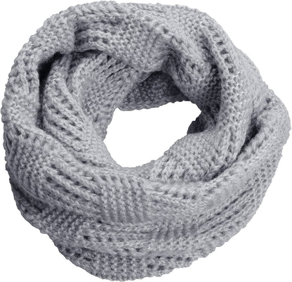 NEOSAN Women's Men Thick Winter Knitted Infinity Circle Loop Scarf