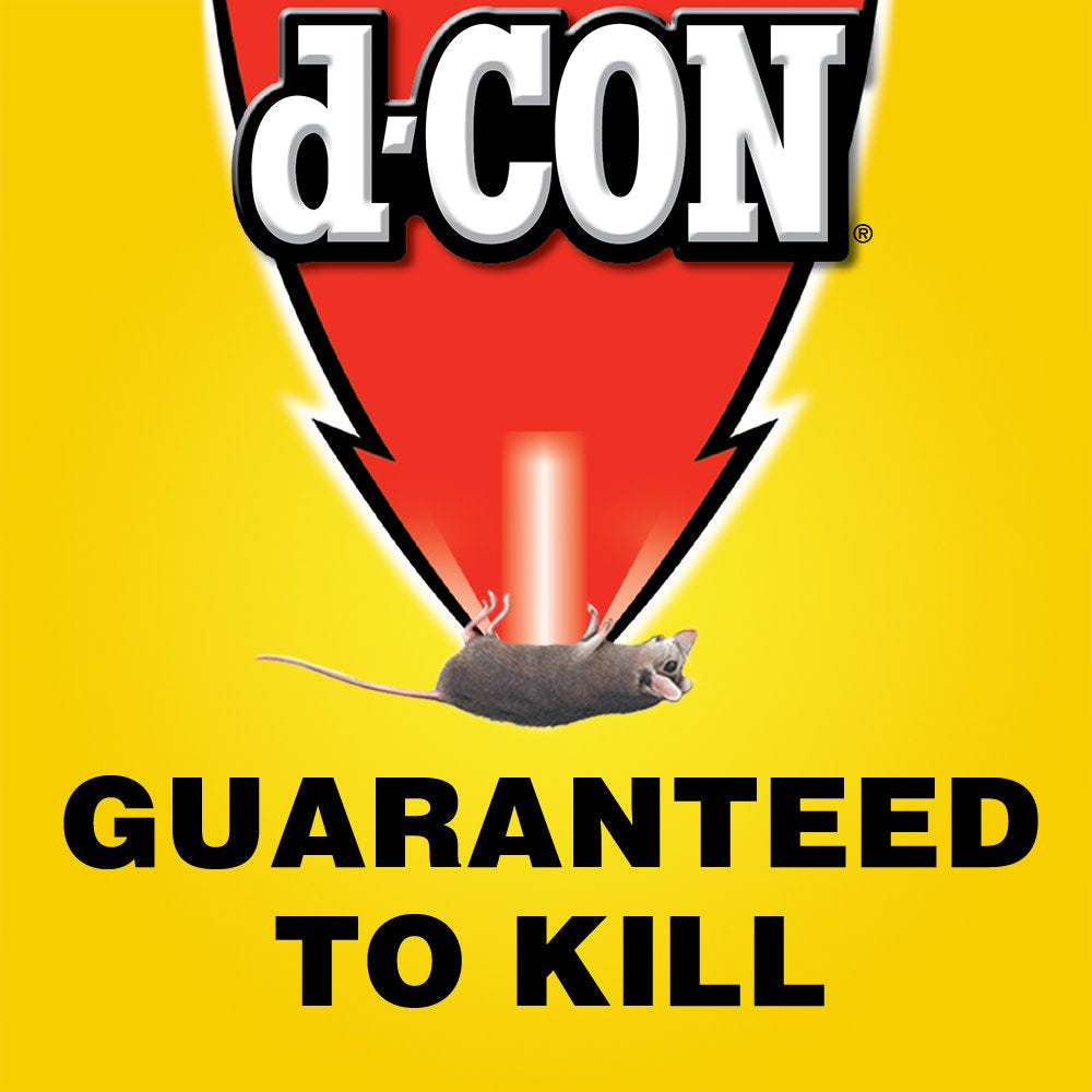 D-Con Refillable Corner Fit Mouse Bait Station, 1 Trap + 10 Baits