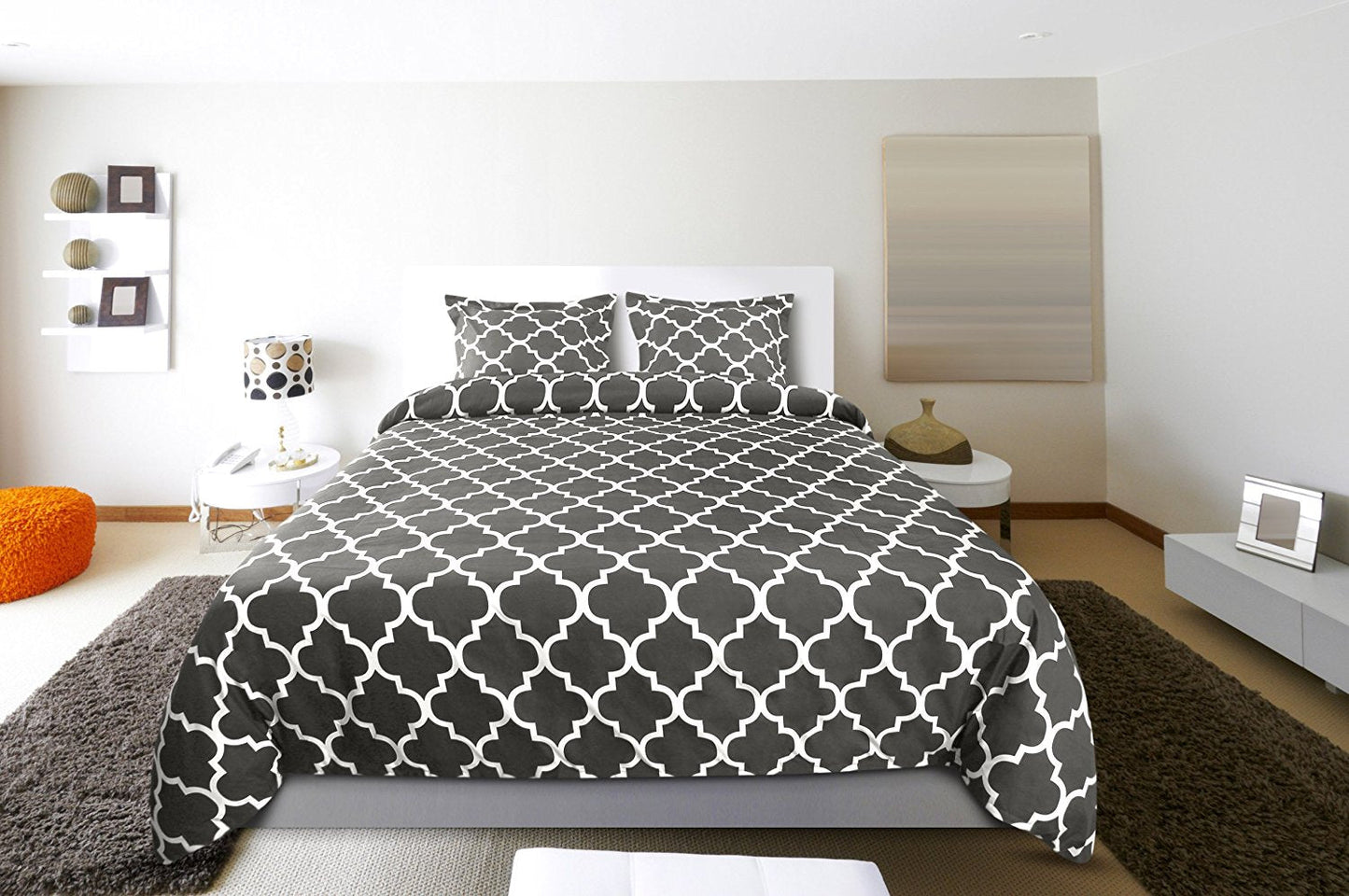 Luxurious Brushed Velvet Microfiber Duvet Cover Set