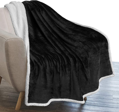 Twin Plush Sherpa Blanket