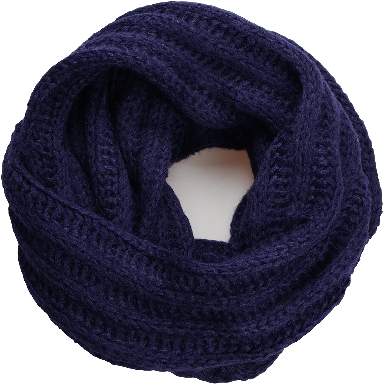 NEOSAN Women's Men Thick Winter Knitted Infinity Circle Loop Scarf