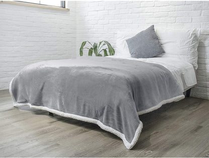 Twin Plush Sherpa Blanket