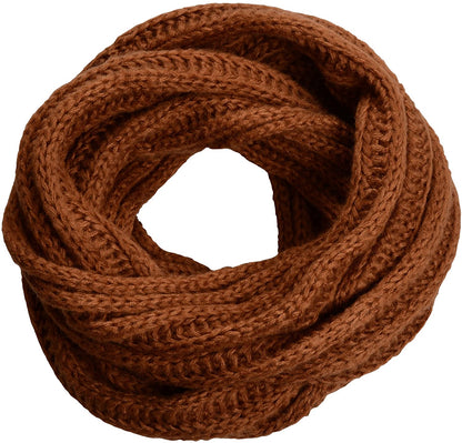 NEOSAN Women's Men Thick Winter Knitted Infinity Circle Loop Scarf