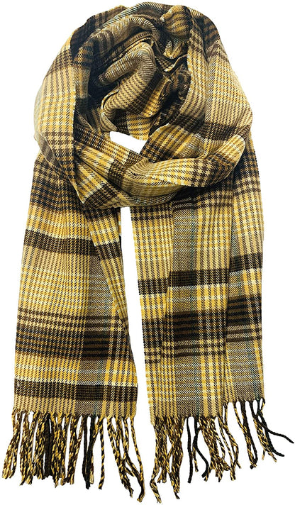 Calvia Cashmere Feel Scarf - Super Soft & Warm for Winter - Elegant Looks for Women & Men