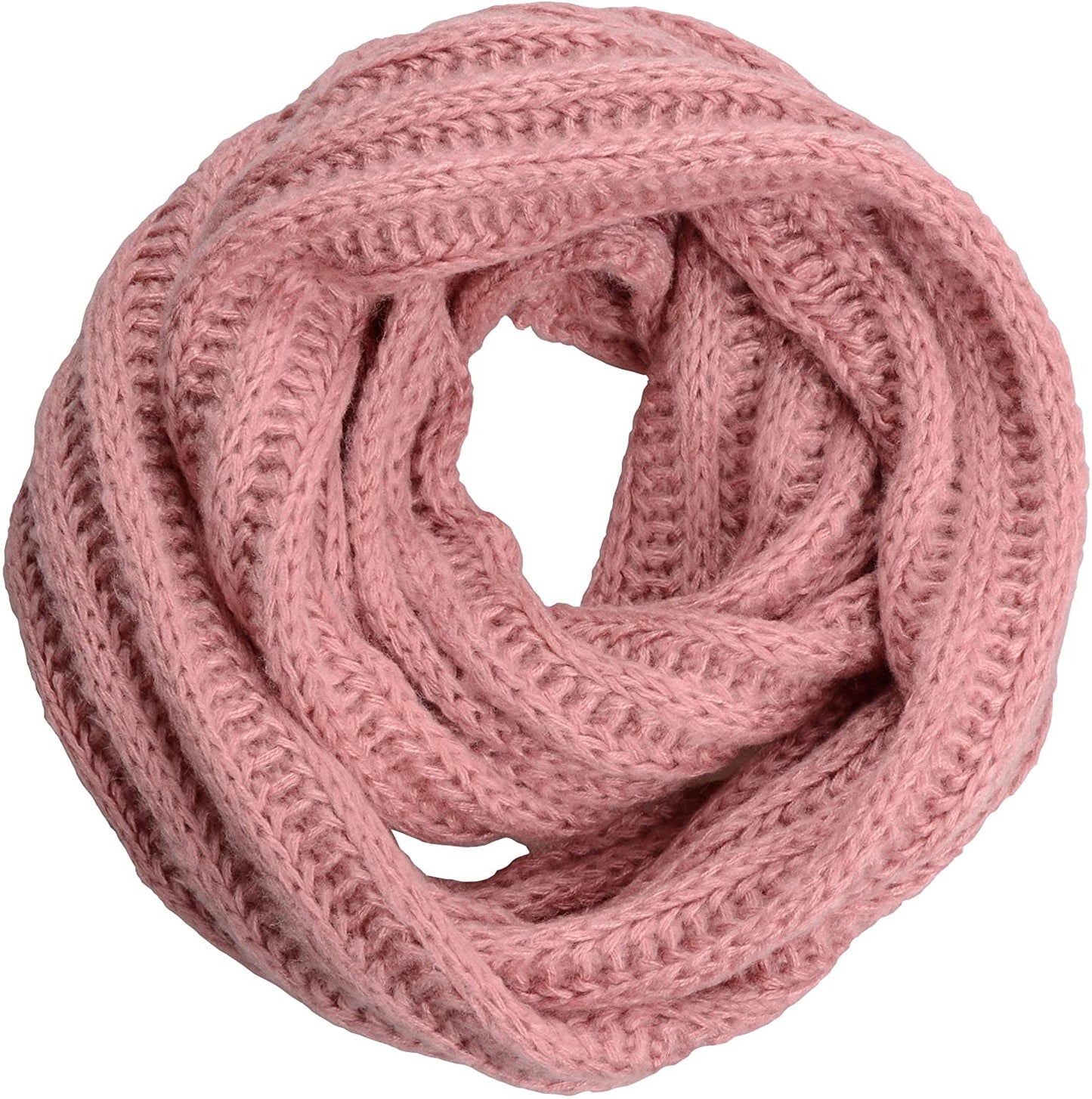 NEOSAN Women's Men Thick Winter Knitted Infinity Circle Loop Scarf