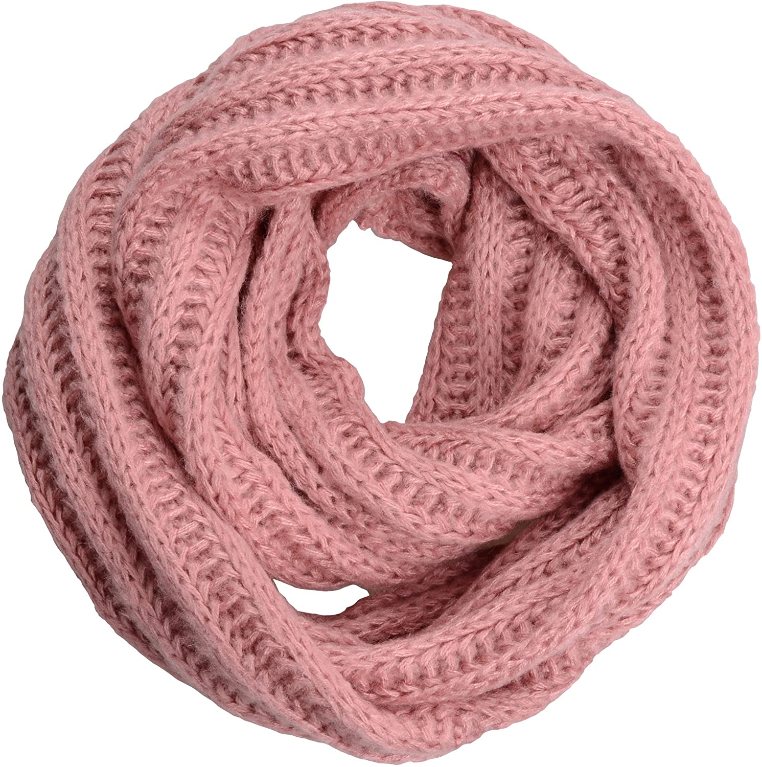 NEOSAN Women's Men Thick Winter Knitted Infinity Circle Loop Scarf