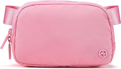 Belt Bag with Adjustable Strap and 2 Way Zipper