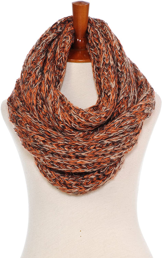 Basico Infinity Scarf | Winter Crochet Knit Scarf in One Size