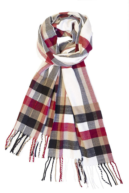 Calvia Cashmere Feel Scarf - Super Soft & Warm for Winter - Elegant Looks for Women & Men