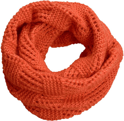 NEOSAN Women's Men Thick Winter Knitted Infinity Circle Loop Scarf