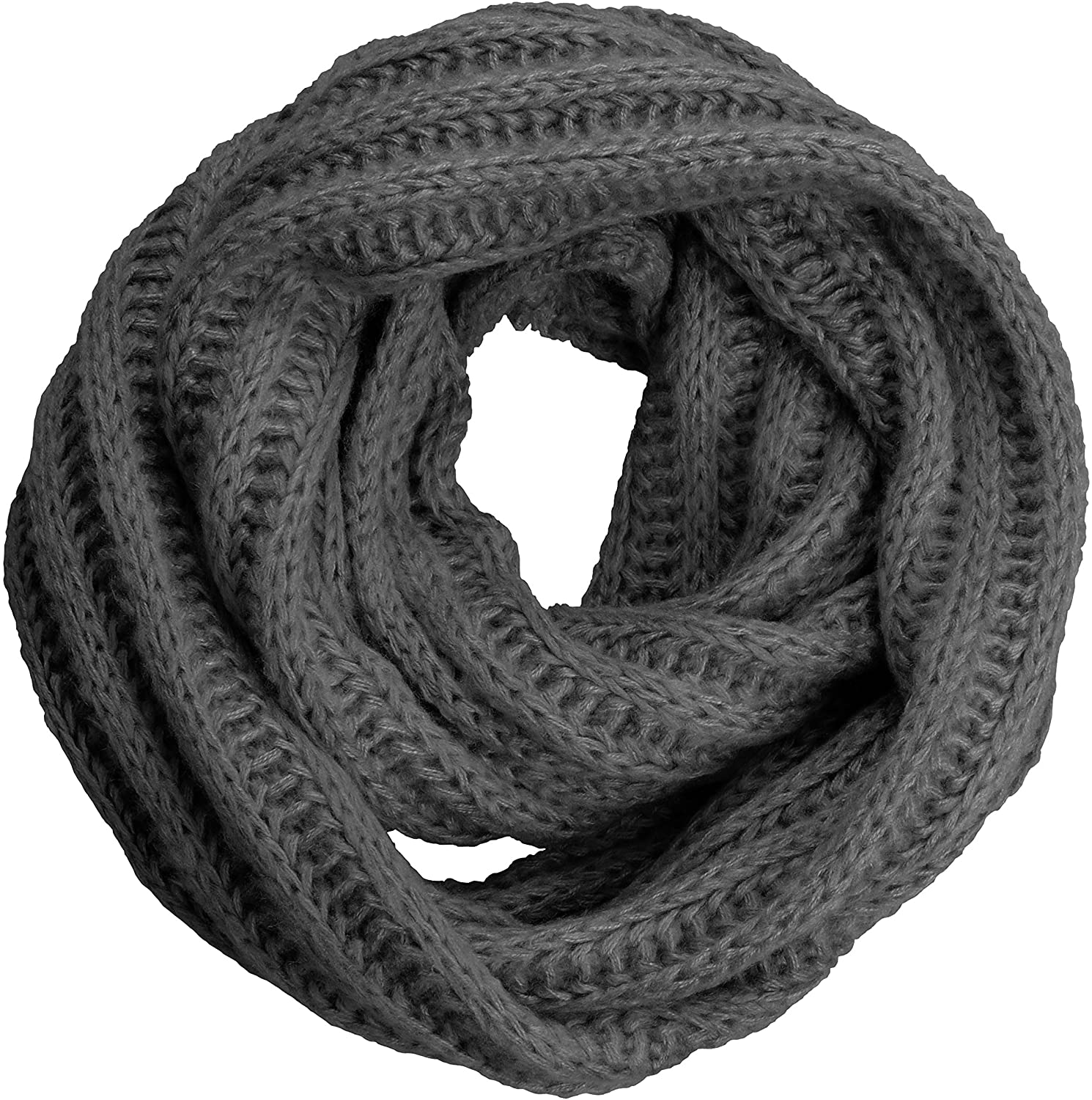 NEOSAN Women's Men Thick Winter Knitted Infinity Circle Loop Scarf