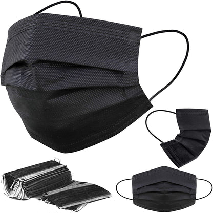 Face Masks - Disposable Face Masks for Men & Women - 3 Layers Protection - Comfortable/Adjustable/Breathable mask