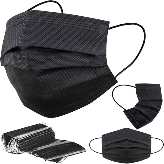 Face Masks - Disposable Face Masks for Men & Women - 3 Layers Protection - Comfortable/Adjustable/Breathable mask