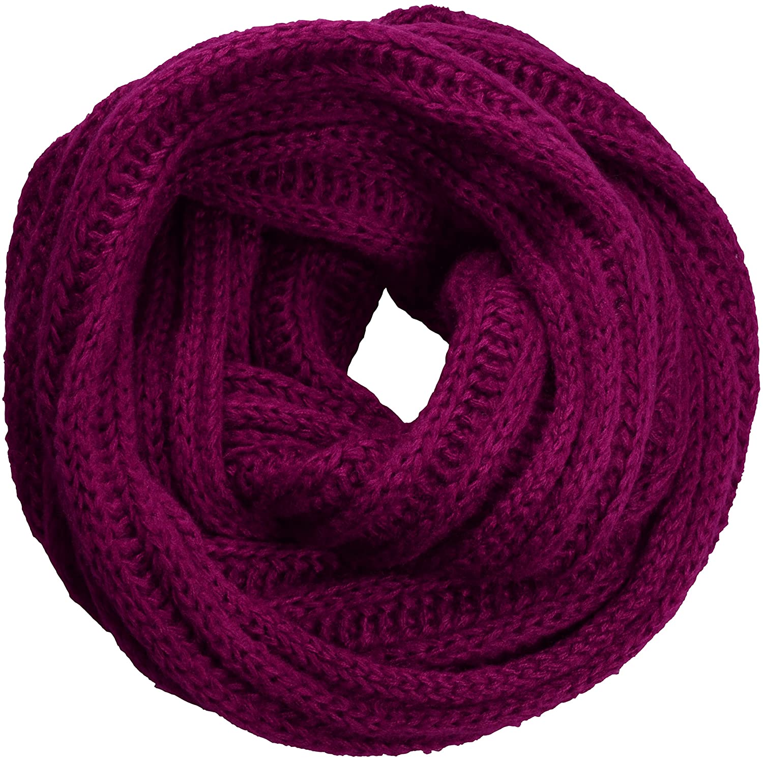 NEOSAN Women's Men Thick Winter Knitted Infinity Circle Loop Scarf