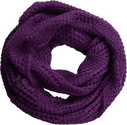 NEOSAN Women's Men Thick Winter Knitted Infinity Circle Loop Scarf