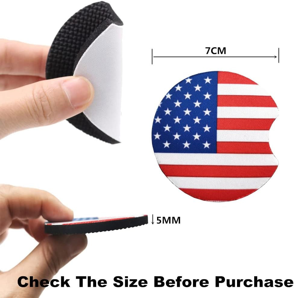 Pack of 2 (Flag) Car Coasters  