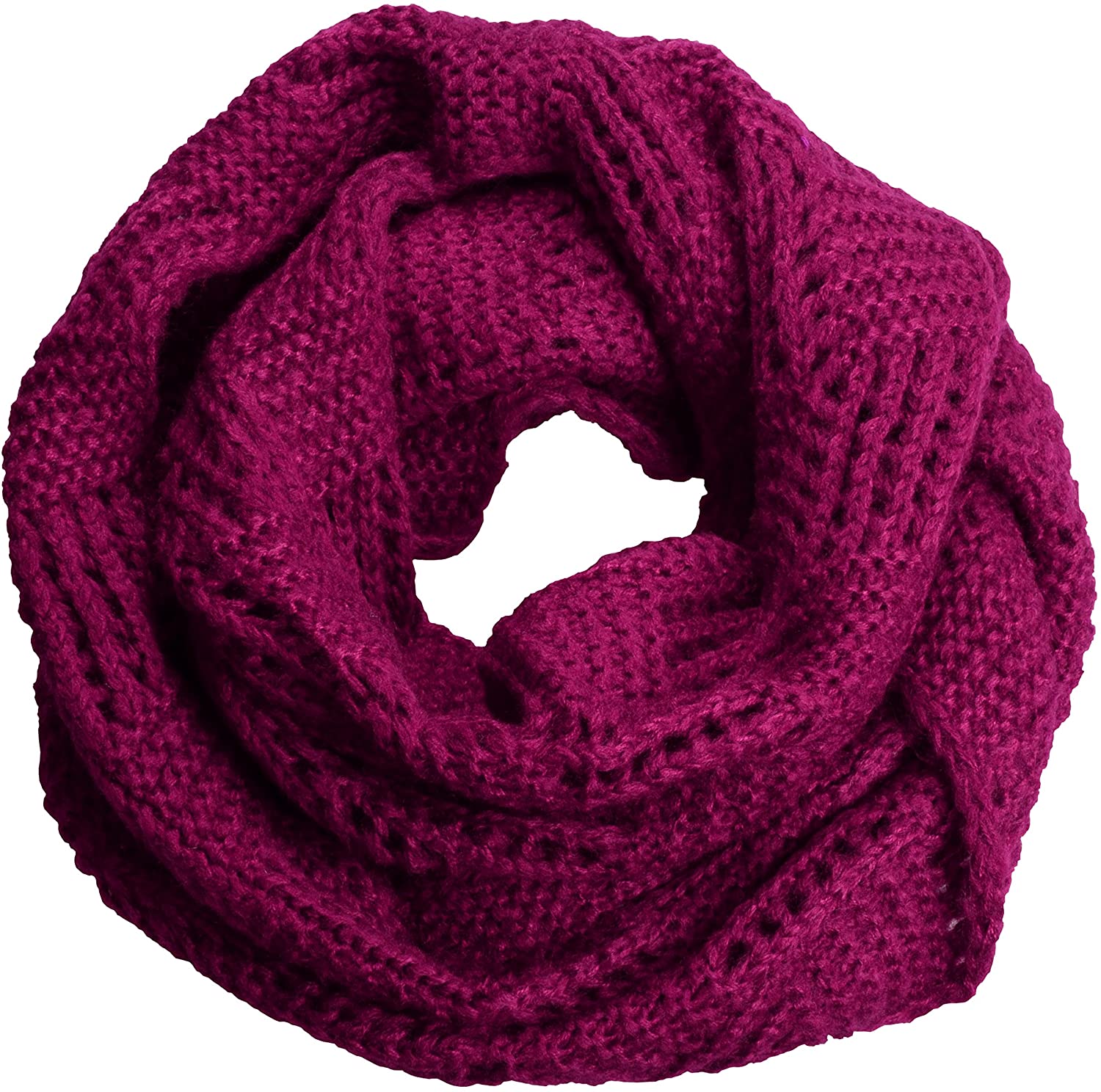 NEOSAN Women's Men Thick Winter Knitted Infinity Circle Loop Scarf