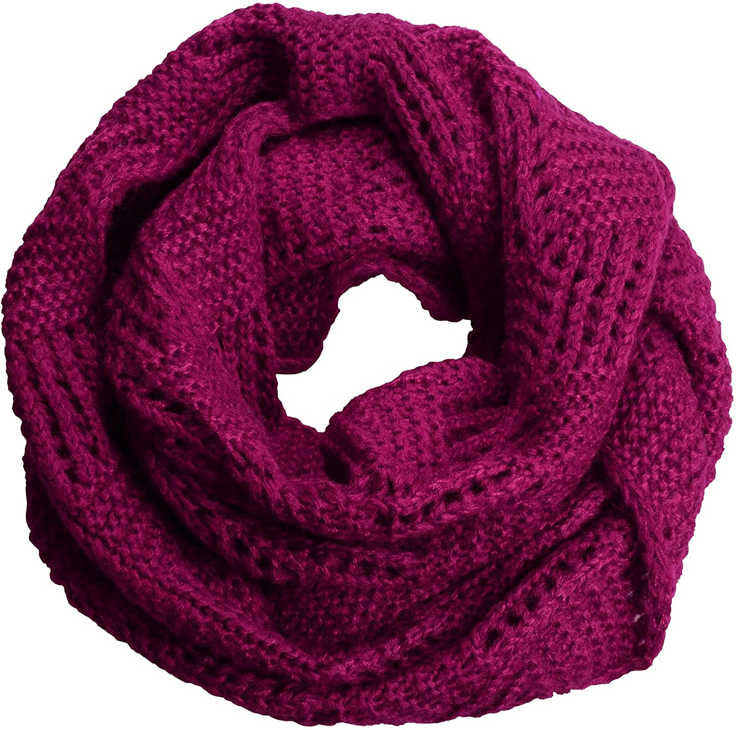 NEOSAN Women's Men Thick Winter Knitted Infinity Circle Loop Scarf