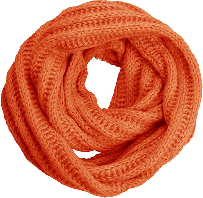 NEOSAN Women's Men Thick Winter Knitted Infinity Circle Loop Scarf