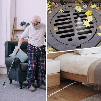 LED Retractable Magnetic Pick-up Tool, Retractable Flashlight