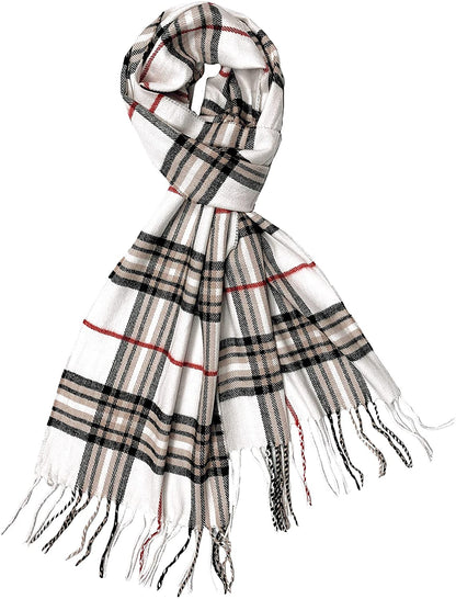 Calvia Cashmere Feel Scarf - Super Soft & Warm for Winter - Elegant Looks for Women & Men