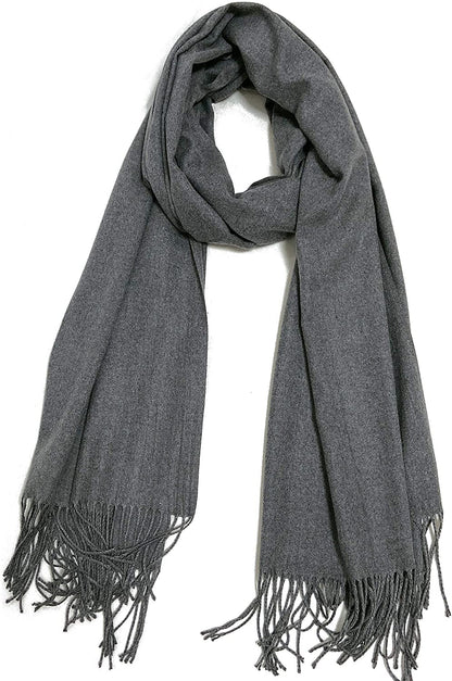 PINCTROT Chunky Large Blanket Scarf for Men Women Warm Cozy Plaid Tartan Wrap Super Soft Shawl Cape