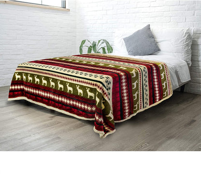 Twin Plush Sherpa Blanket