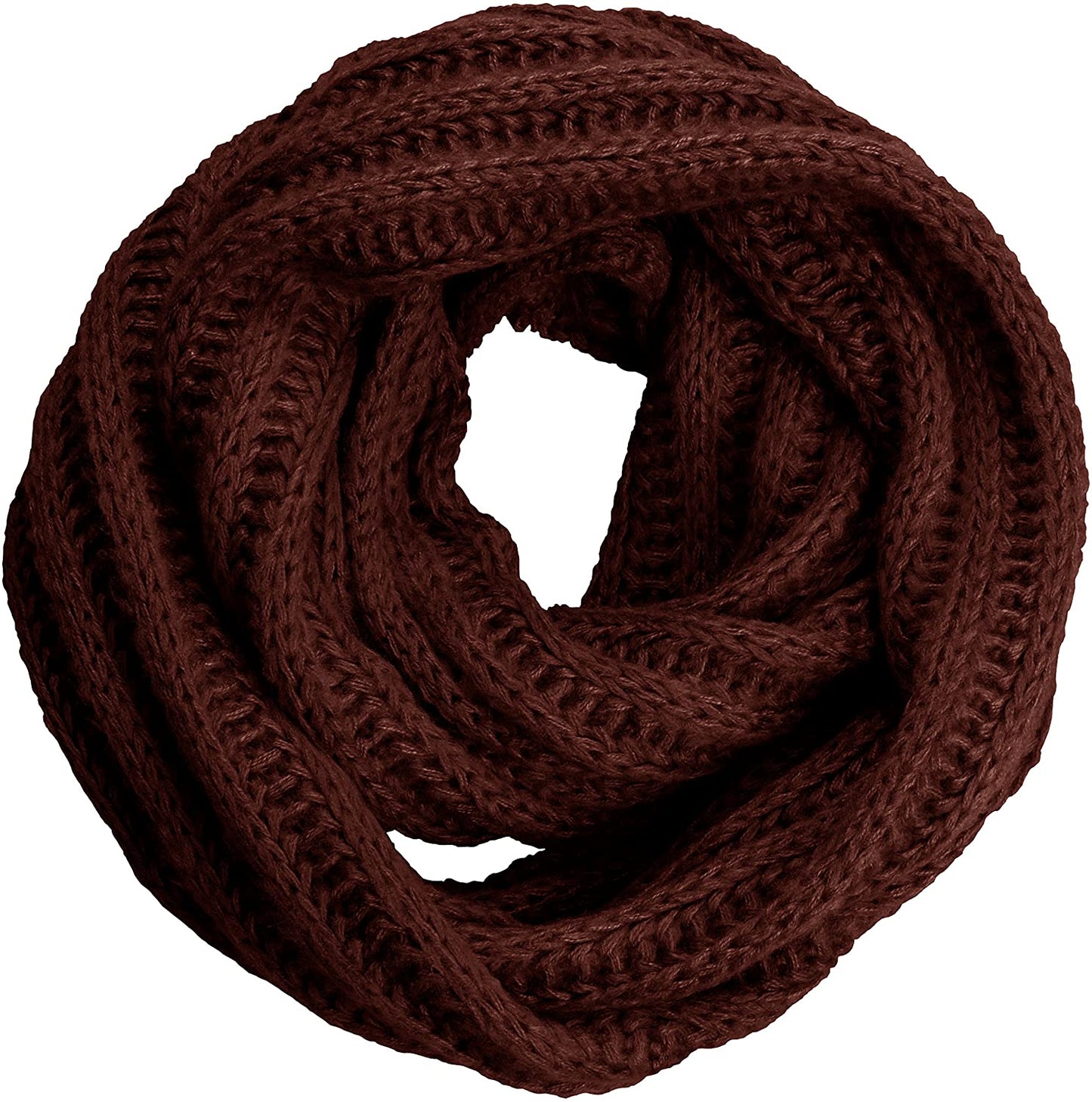 NEOSAN Women's Men Thick Winter Knitted Infinity Circle Loop Scarf