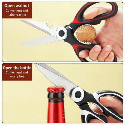 2 Pack Kitchen Shears Heavy Duty Stainless Steel